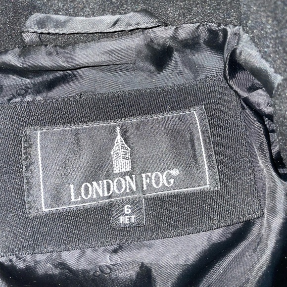 London Fog Full Length Lined Jacket With Faux Fur Hood Size 6 P Feminine 10/10 - Picture 2 of 8
